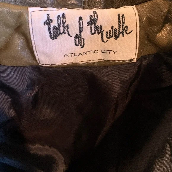 Vintage 80s Talk of the Walk genuine leather Women’s Jacket L - Picture 2 of 9